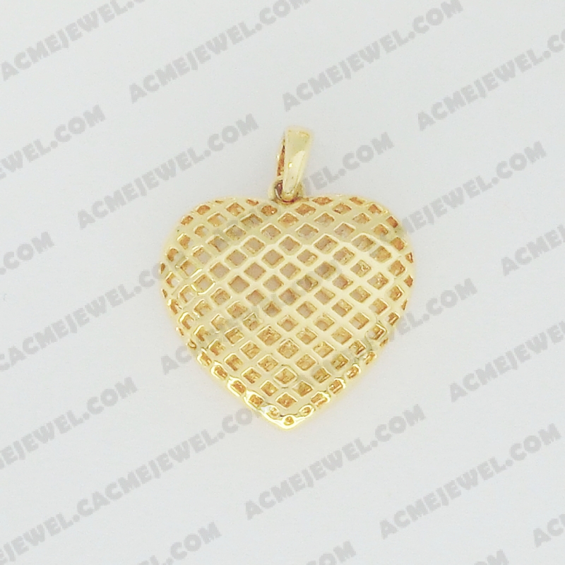 Pendants Brass shiny Gold plating