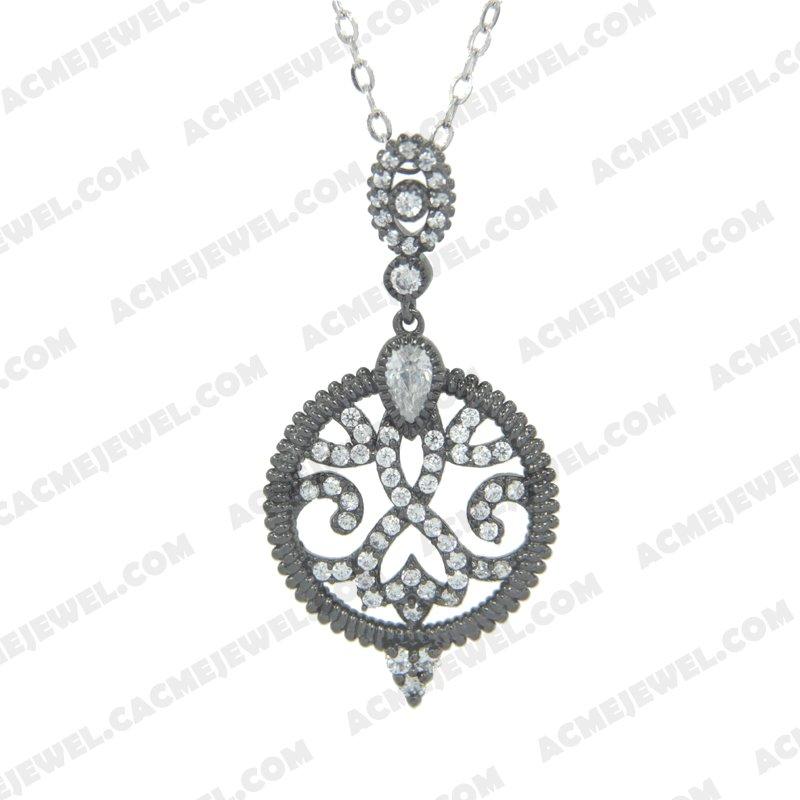 Pendants 925 Sterling Silver  Black rhodium 