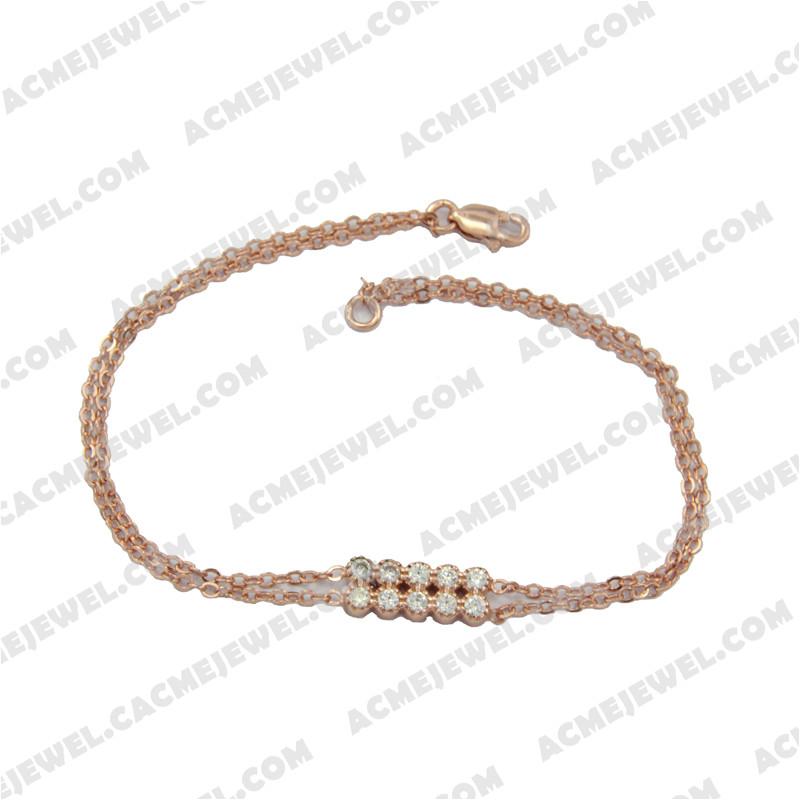 Bracelets & Bangles 925 sterling silver   Rose gold 