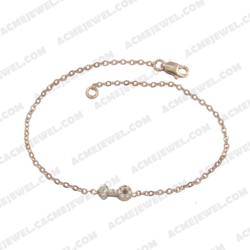 Bracelets & Bangles 925 sterling silver   Rose gold 
