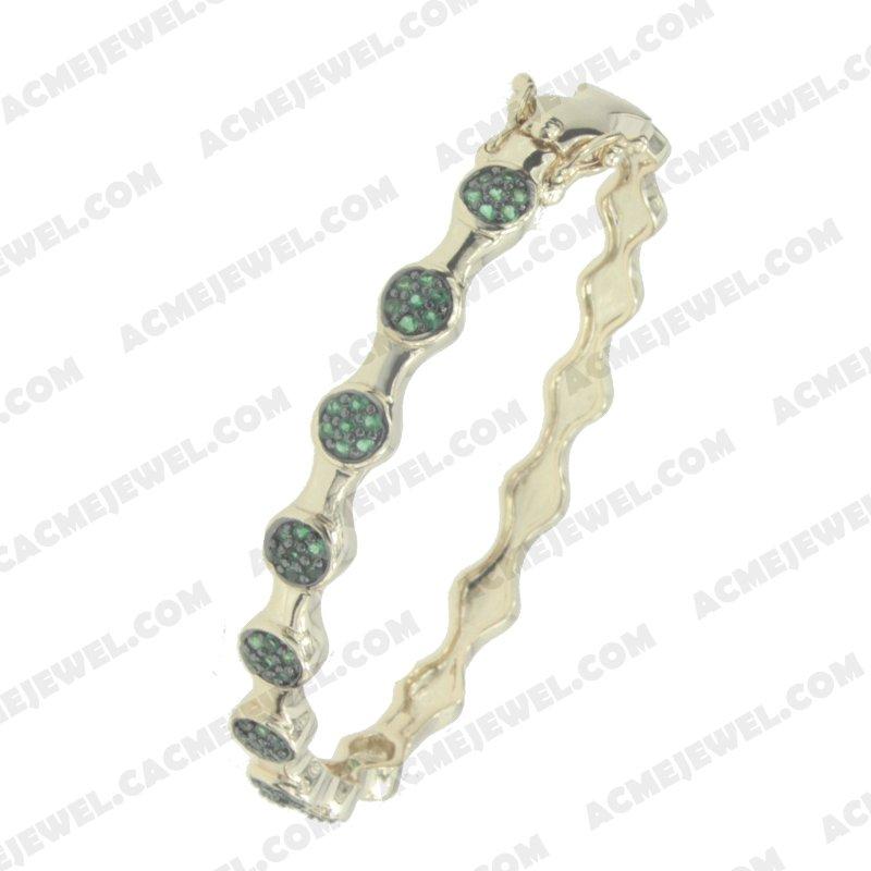 Bracelets & Bangles 925 sterling silver  2-tone Gold and black rhodium