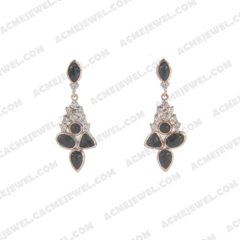 Earrings 925 sterling silver   Rose gold 