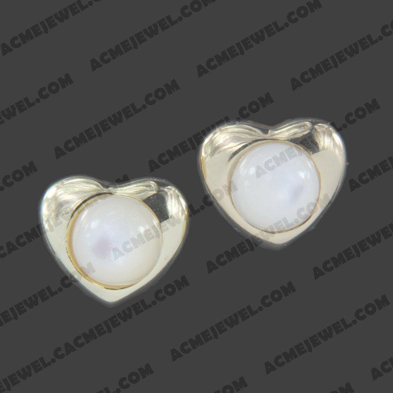 Earrings 925 sterling silver   Gold 