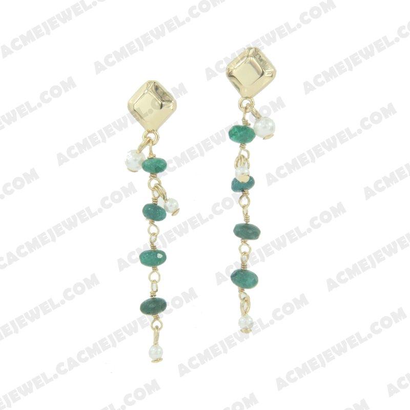 Earrings 925 Sterling Silver  Gold 