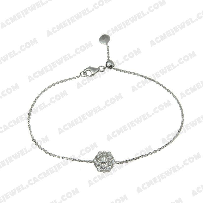 Bracelets & Bangles 925 Sterling Silver  Rhodium