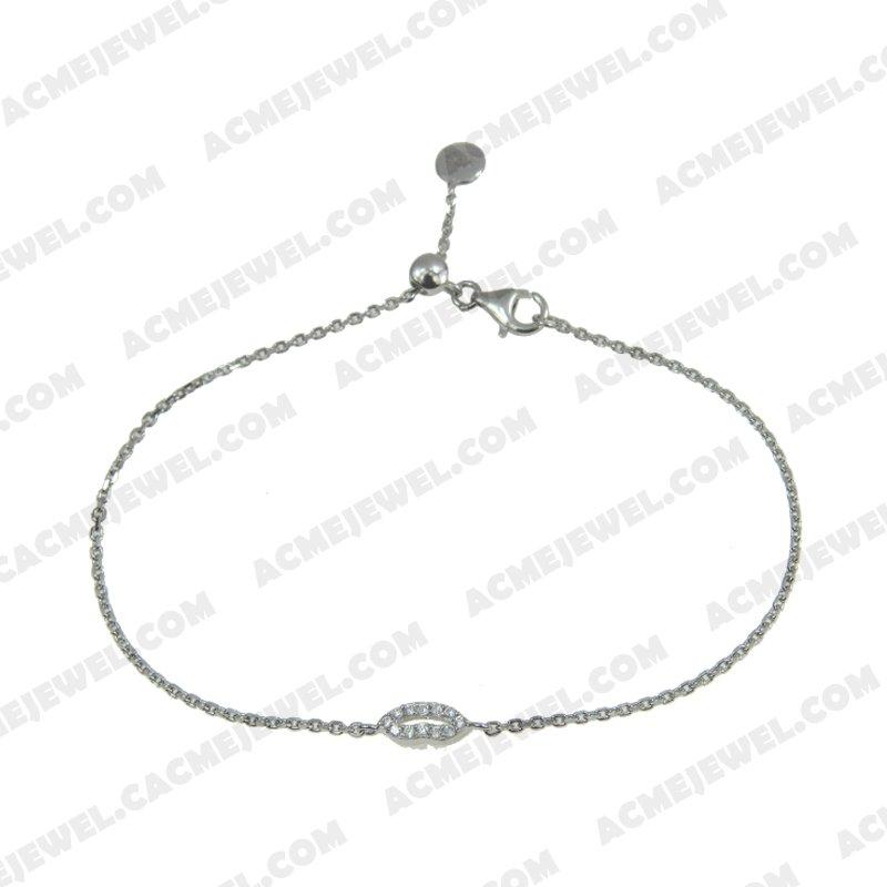 Bracelets & Bangles 925 Sterling Silver  Rhodium
