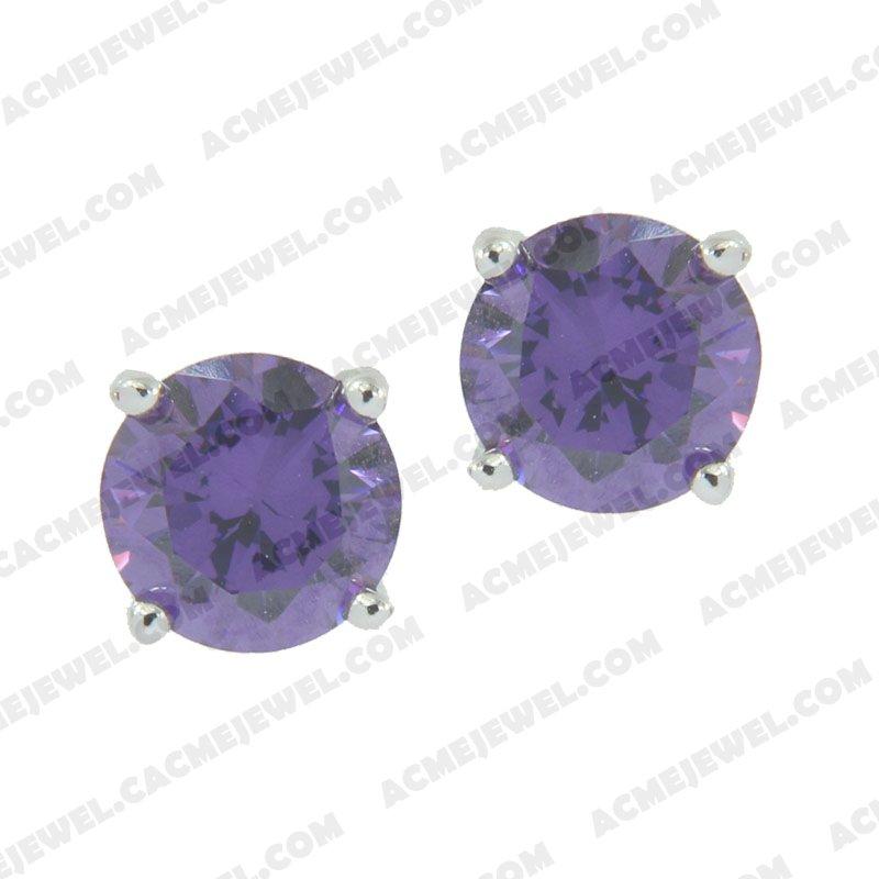 Earrings 925 sterling silver   Rhodium 