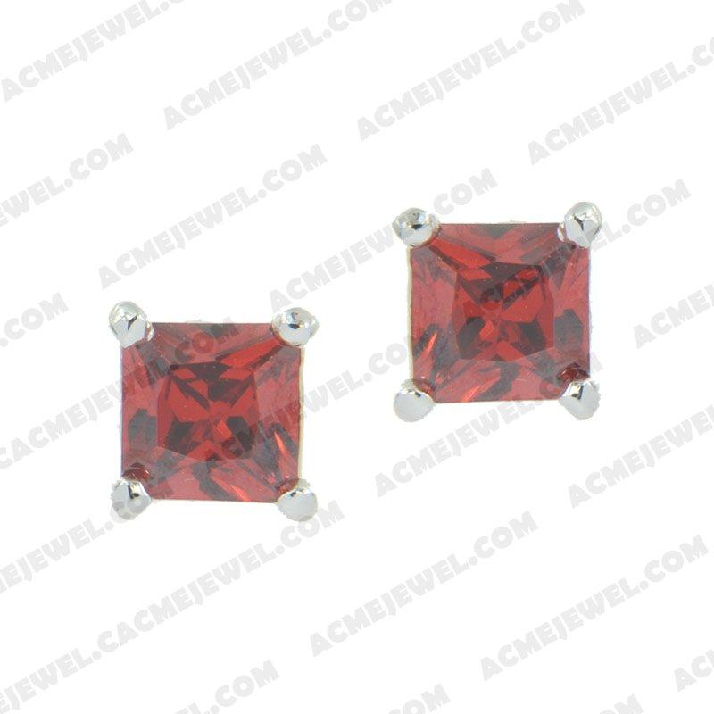 Earrings 925 sterling silver   Rhodium 