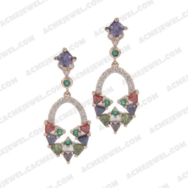 Earrings 925 sterling silver   Rose gold 