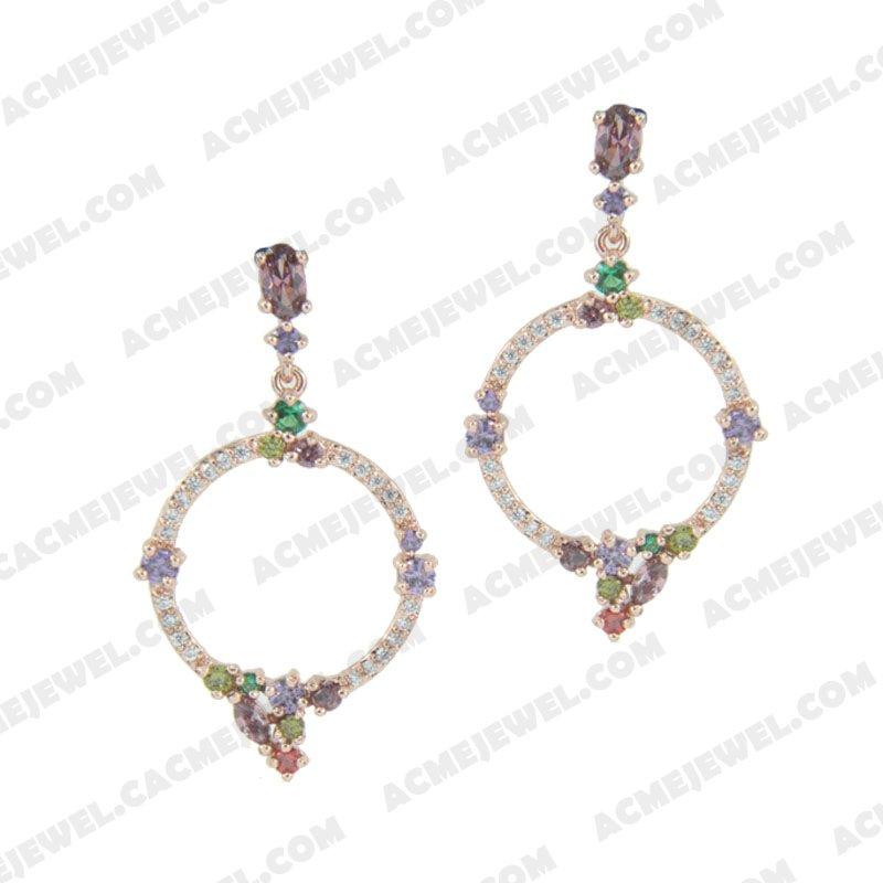 Earrings 925 sterling silver   Rose gold 