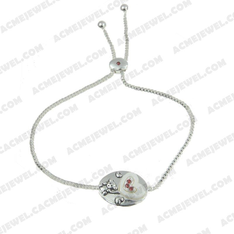 Bracelets & Bangles 925 sterling silver  2-tone Rhodium and black smear